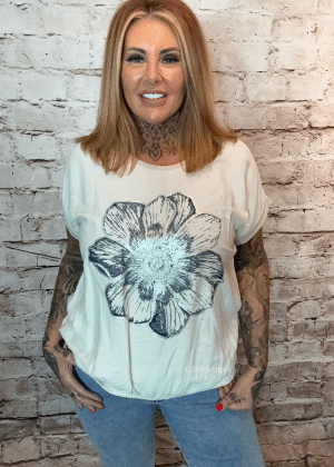 Pansy top best fits 12-18 Restocked