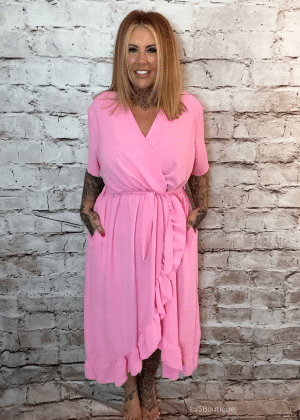 Meadow wrap dress best fits 16-26