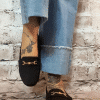 Black Moccasin slip on loafers *Restocked*