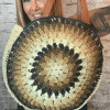 Crochet beach bag Chocolate “Restocked” - Image 3