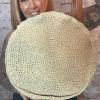 Crochet beach bag Chocolate “Restocked” - Image 2