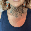 166 amber earrings