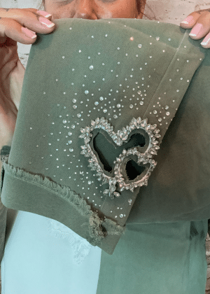 Dazzle Khaki high waist jeans