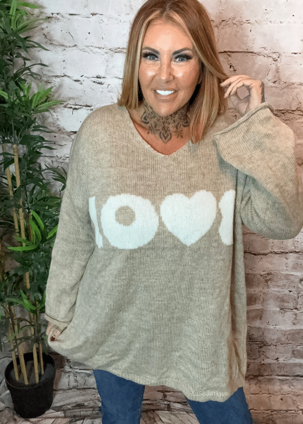 PS I Love You Jumper best fits 16-24 - Image 4