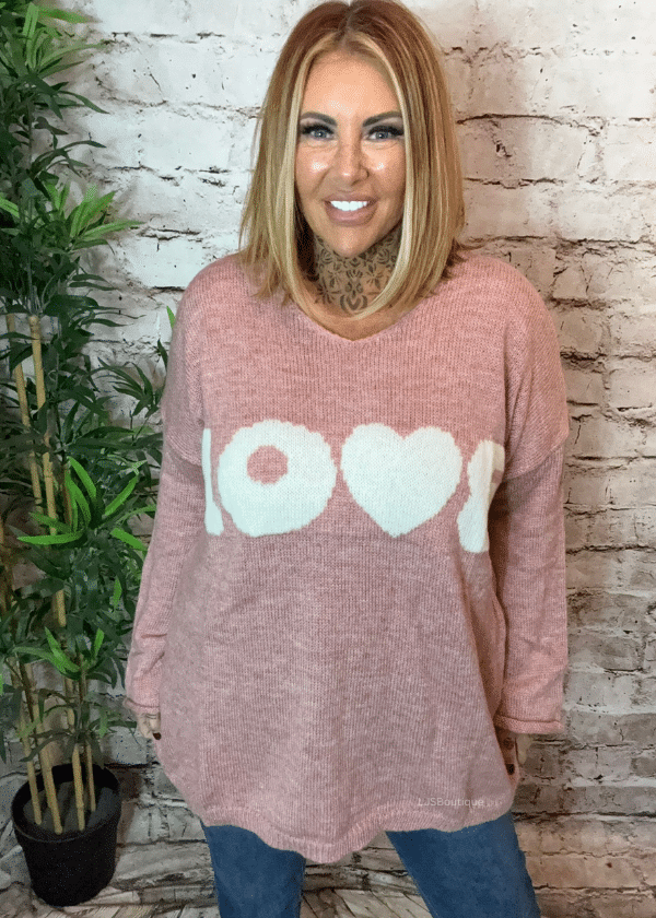 PS I Love You Jumper best fits 16-24