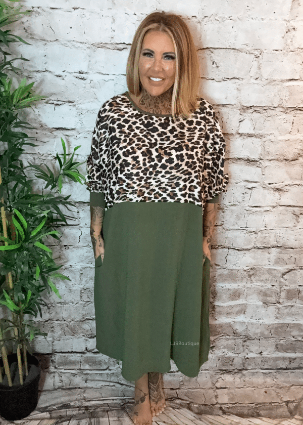 Zendaya leopard tunic/dress 18-26 - Image 4