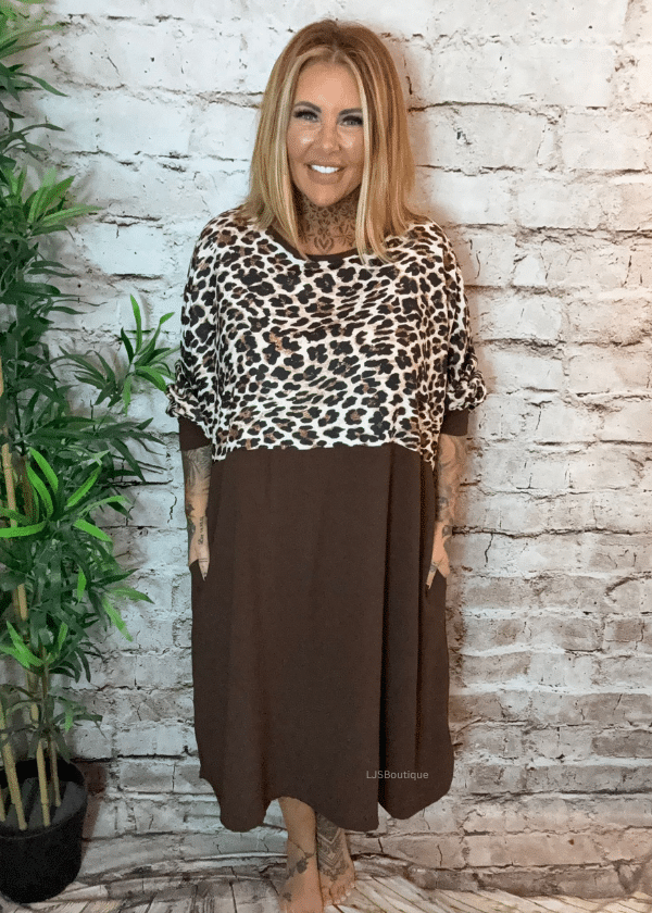 Zendaya leopard tunic/dress 18-26 - Image 2