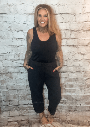 Plain magic trousers best fits 14-22