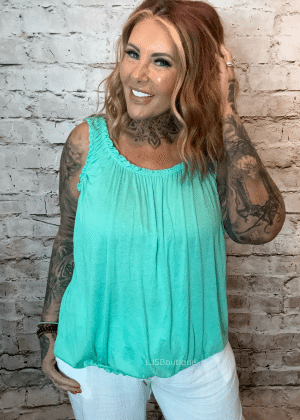 Kori (smaller) vest top best fits 12-18