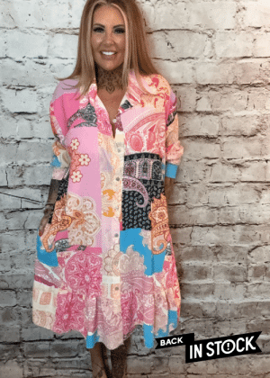 Imogen paisley dress 16-26
