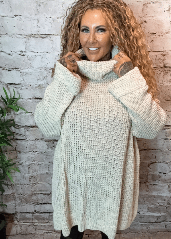 Nicki Turtle Neck Jumper best fits 16-26 - Image 4