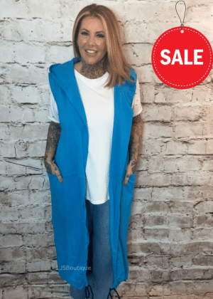 Nadine hooded Waistcoat best fits 14-22 no returns on sale items
