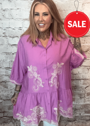 Nina Blouse best fits 16-24 no returns on sale items