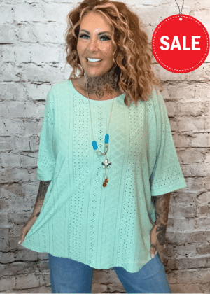 Megan necklace top best fits 16-26 NO RETURNS ON SALE ITEMS