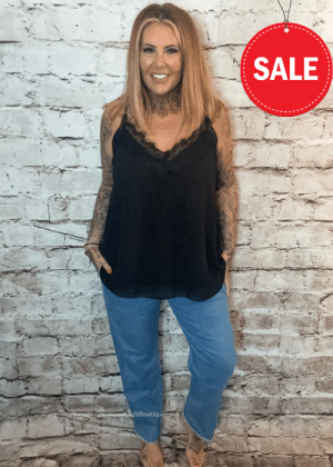 Mandy Elasticated waist jeans no returns on sale items