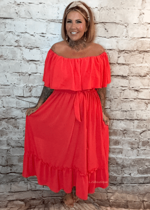 Valentina Bardot dress best fits 16-24