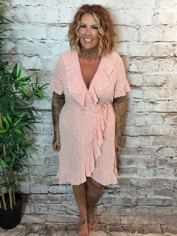 Spotty dotty wrap dress Restocked - Image 8