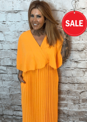 The Caroline Maxi Dress best fits 16-26 "No Returns On Sale Items"