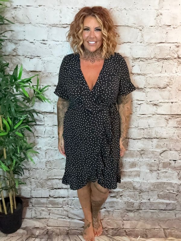 Spotty dotty wrap dress Restocked - Image 6