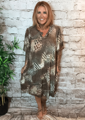 Deborah Tunic dress best fits 16-26