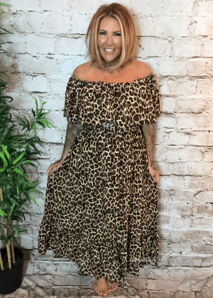 Dakota Bardot dress best fits 16-24 Restocked
