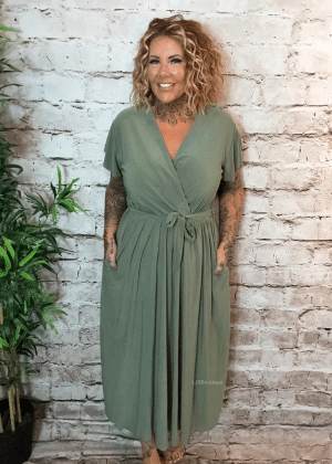 Cherish Wrap dress - best fits 14-22