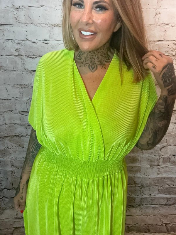 Elliana pleated jumpsuit best fits 16-24 - Image 3