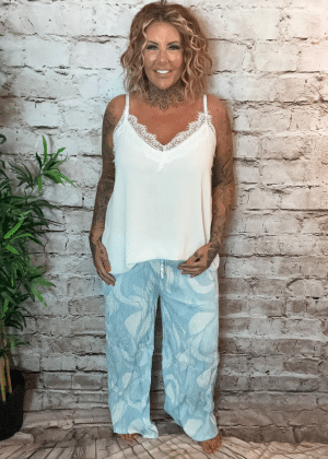 Jolene pleated wide leg trousers best fits 14-22