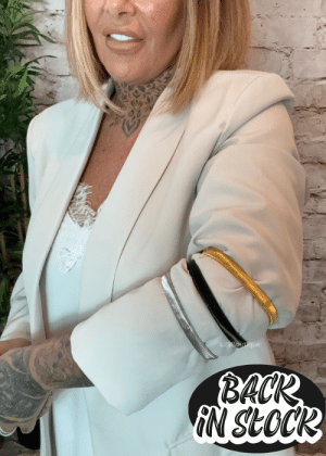 A pair of Blazer arm bands