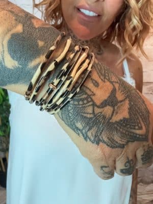 Leopard Print Bangel Bracelet
