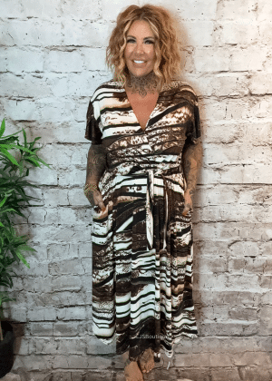 Joanne wrap dress best fits 14-24