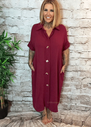 Elsa Shirt dress best fits 16-24