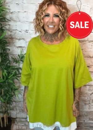 Nicola round-neck T-shirt - Best fits 16-24 no returns on sale items