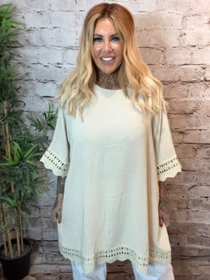 Dawn Crochet style top best fits 16-26