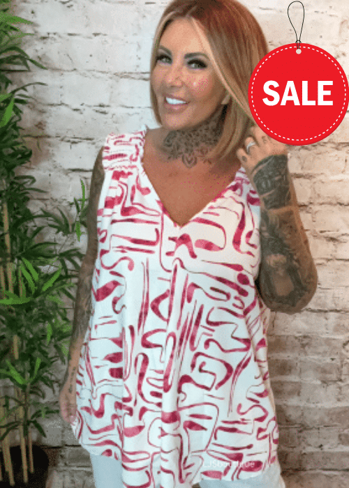 Shirley tie top best fits 16-24 no returns on sale items