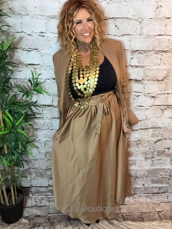 Willow Belted Maxi Skirt Best Fits 14-22 - Image 5
