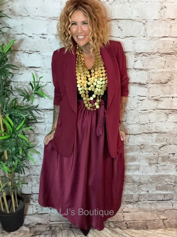 Willow Belted Maxi Skirt Best Fits 14-22 - Image 10