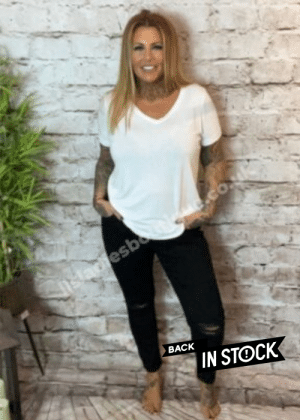 Lenny G-Smack black distressed high waist jeans