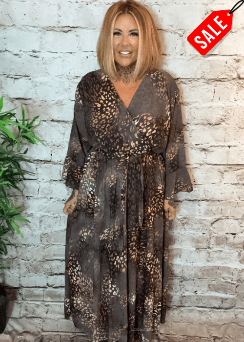 Santiago wrap dress best fits 16-24