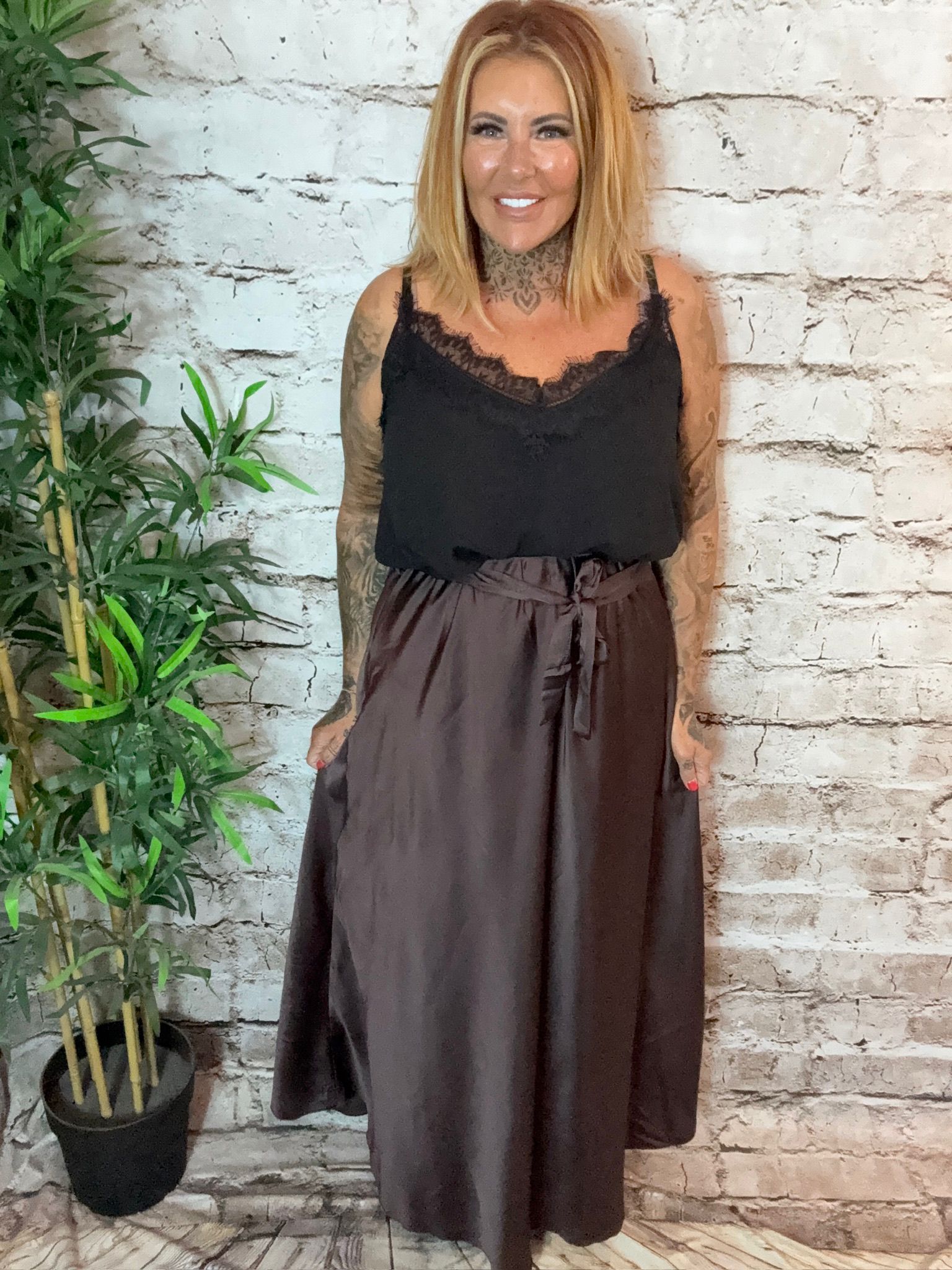 Willow Belted Maxi Skirt Best Fits 14-22 - Image 13