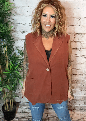 Katie Cord waistcoat best fits 16-24