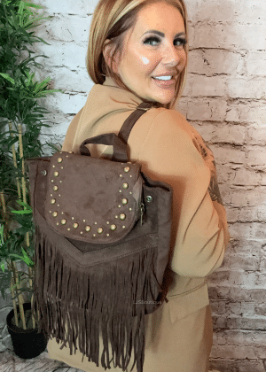 752 Suede backpack
