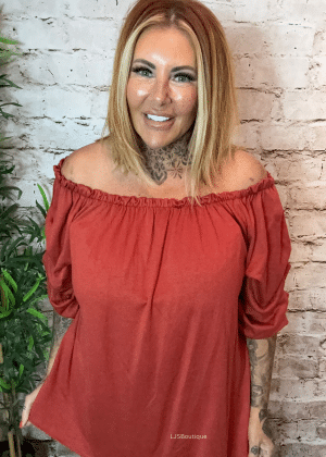Bobby Bardot soft knit top best fits 16-22