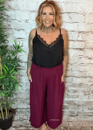 Matilda wide leg trousers best fits 16-24 *RESTOCKED*