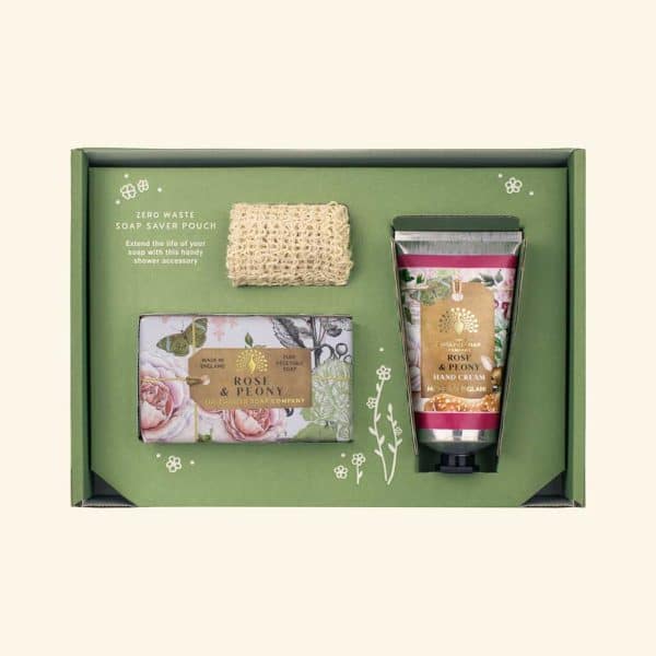 650-Rose and Peony Trio Hand and Body Trio gift box - Image 2