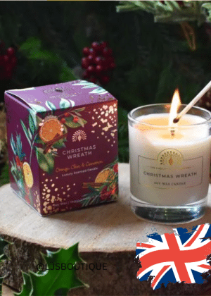659-Christmas Wreath Scented Candle