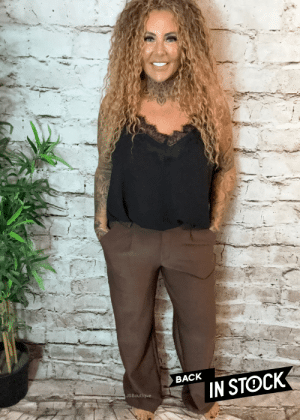Delia wide leg trousers