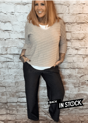 Delia wide leg trousers