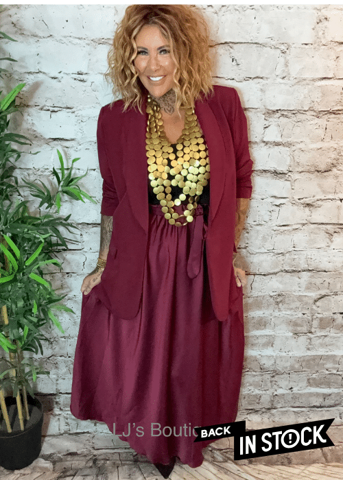 Willow Belted Maxi Skirt Best Fits 14-22