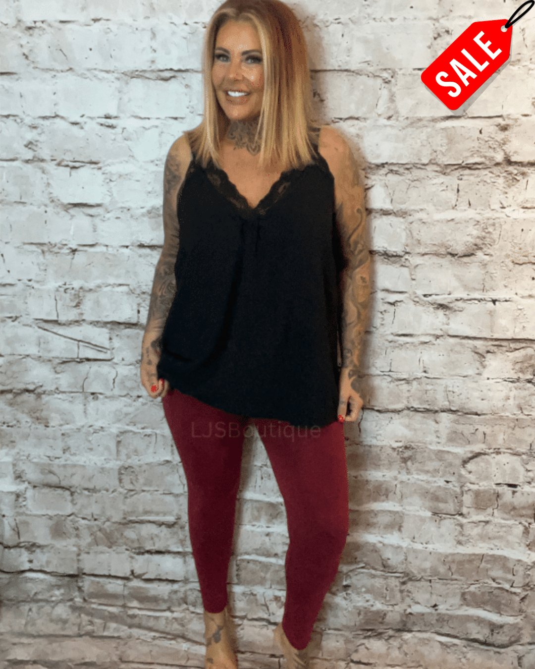 plain soft Leggings best fits 16-24